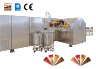 वाणिज्यिक आइसक्रीम कोन उत्पादन लाइन चीनी कोन निर्माता 7 किग्रा / घंटा 1.5kw