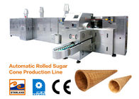 स्वचालित चॉकलेट रोलर चीनी शंकु उत्पादन लाइन 10000 शंकु / घंटा