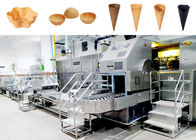 पूर्ण स्वचालित निर्माता आइसक्रीम के लिए वफ़ल शंकु प्रसंस्करण लाइन