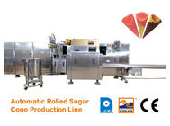 स्ट्राबेरी स्वाद आइसक्रीम कोन उत्पादन लाइन स्वचालित