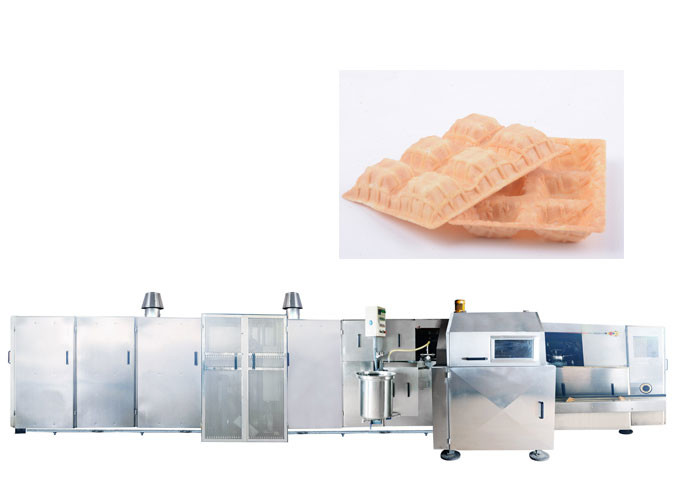 6000 मानक Cones / घंटा के साथ नोजल डिजाइन स्वचालित चीनी शंकु उत्पादन लाइन