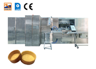 स्टेनलेस स्टील तीखा खोल उत्पाद लाइन चीनी अंडा लुढ़का कोन बनाने की मशीन