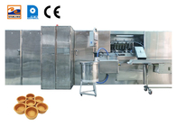 स्टेनलेस स्टील स्वचालित टार्ट शैल उत्पादन लाइन औद्योगिक खाद्य मशीनें