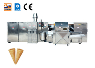 55 बेकिंग प्लेट्स के साथ 5000 पीसी / एच चीनी शंकु उत्पादन लाइन कोन बनाने की मशीन