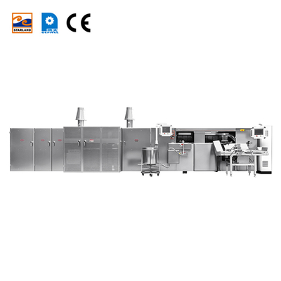गैस हीटिंग अंडा रोल उत्पादन लाइन 1200pcs / घंटे क्षमताओं के साथ 380V