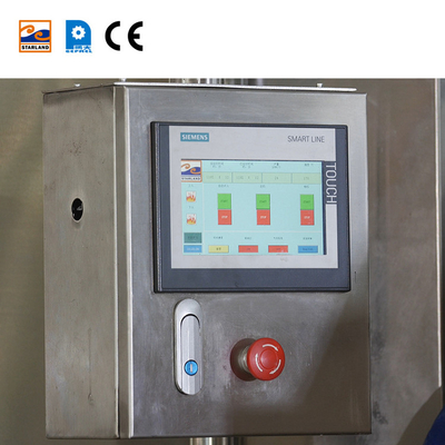 2.0hp मुख्य मोटर और पीएलसी नियंत्रण प्रणाली के साथ अनुकूलन योग्य मोनाका वेफर उत्पादन लाइन