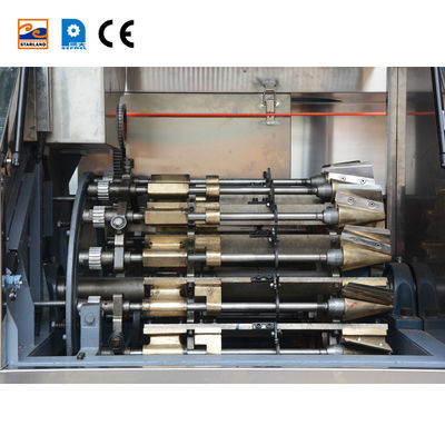 2.0HP मुख्य मोटर बारक्विलो कोन उत्पादन लाइन पूरी तरह से स्वचालित