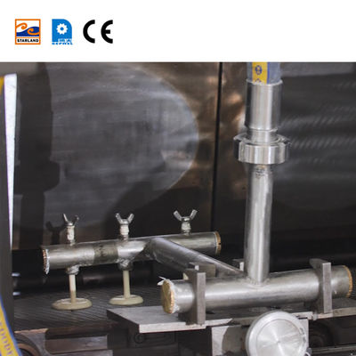 2.0HP मुख्य मोटर बारक्विलो कोन उत्पादन लाइन पूरी तरह से स्वचालित