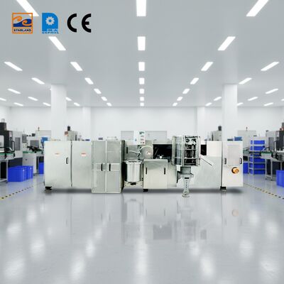 स्वचालित वेफल बास्केट मशीन बड़े पैमाने पर उत्पादन के लिए उपयुक्त निरंतर संचालन