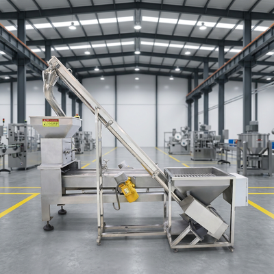 Video Technical Support Accessories For Cone Production Line Automatic Waffle/Biscuit Miller With Spiral Conveyor