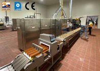 वाणिज्यिक बिस्कुट चीनी शंकु उत्पादन लाइन लुढ़का वेफर मशीन