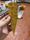 71 बेकिंग प्लेट (9 मी। लंबी) की पूर्ण स्वचालित वाणिज्यिक आइसक्रीम वफ़ल कोन निर्माता मशीन