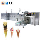 धातु डिटेक्टर के साथ वाणिज्यिक आइसक्रीम वफ़ल शंकु निर्माता