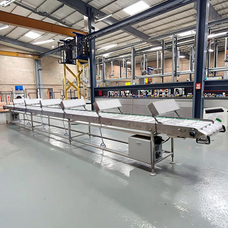 स्टेनलेस स्टील में औद्योगिक मानकों के साथ कोन उत्पादन लाइन के लिए सहायक उपकरण