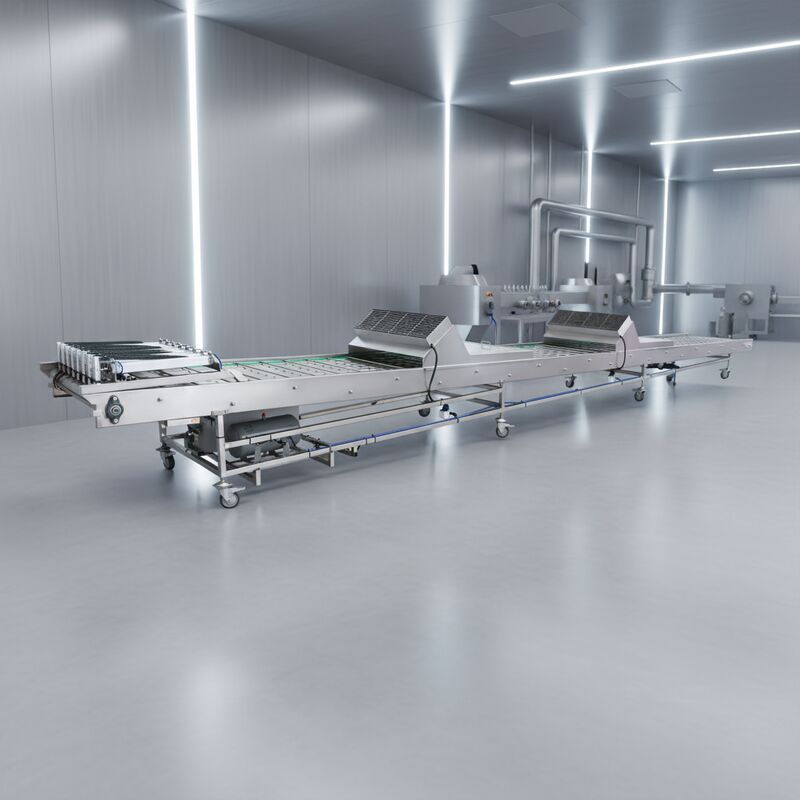 फ़ैक्टरी डायरेक्ट सेल्स स्वचालित मार्शलिंग कूलिंग कन्वेयर, व्यापक एक्सेसरीज़ के साथ