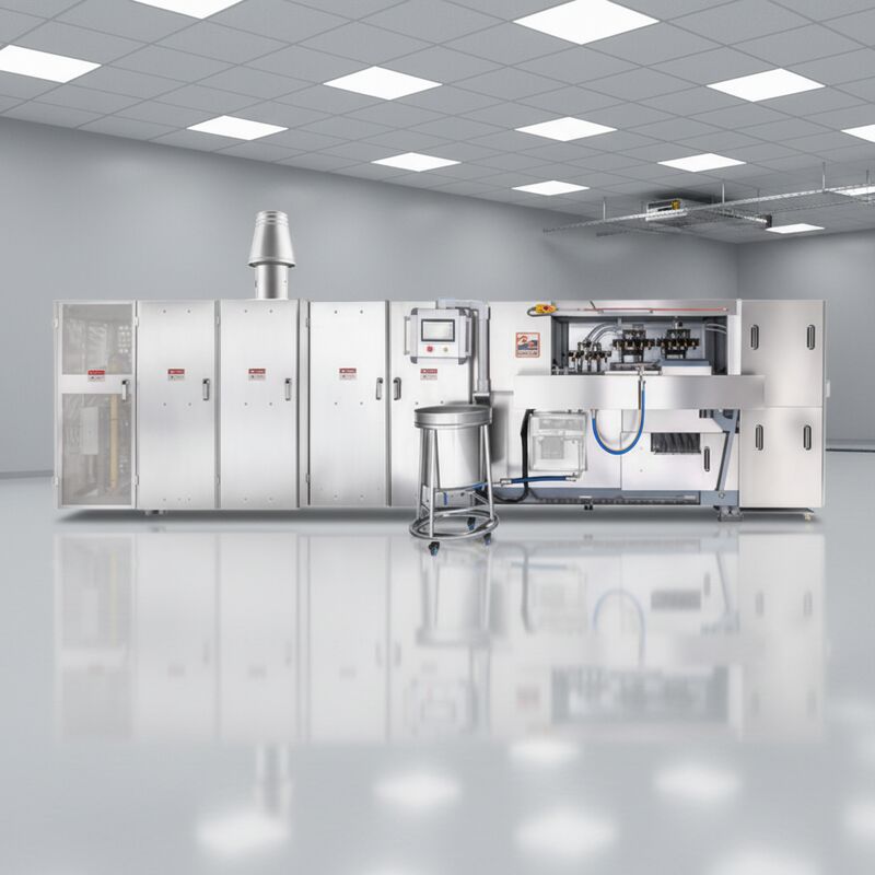 स्टेनलेस स्टील वेफर शंकु उत्पादन लाइन स्वचालित संचालन वेफर शंकु विनिर्माण के लिए पीएलसी नियंत्रण प्रणाली के साथ