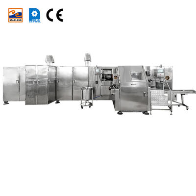2.0HP मुख्य मोटर बारक्विलो कोन उत्पादन लाइन पूरी तरह से स्वचालित और उत्पादन के लिए