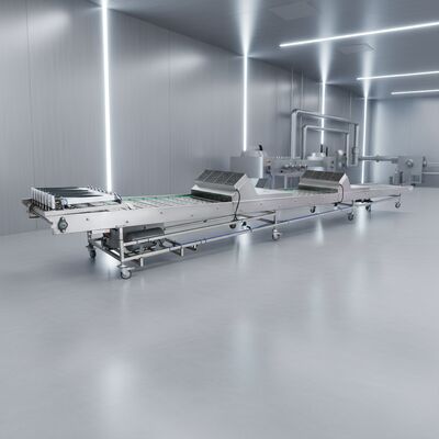 फ़ैक्टरी डायरेक्ट सेल्स स्वचालित मार्शलिंग कूलिंग कन्वेयर, व्यापक एक्सेसरीज़ के साथ