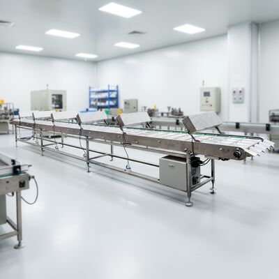 मार्शलिंग कूलिंग कन्वेयर पावर सप्लाई निरंतर खाद्य प्रसंस्करण के लिए इंजीनियर