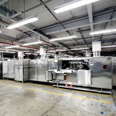 स्वचालित वेफर बिस्किट उत्पादन लाइन निरंतर वेफर बिस्किट विनिर्माण और पैकेजिंग दक्षता के लिए अनुकूलित मशीन