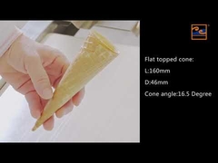 आइसक्रीम शंकु उत्पादन लाइन, 71 कास्ट आयरन बेकिंग टेम्पलेट्स।